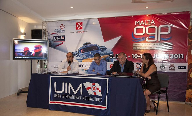 Ocean Grand Prix World Championship Malta - Press conference 2011 © Ronald Balzan